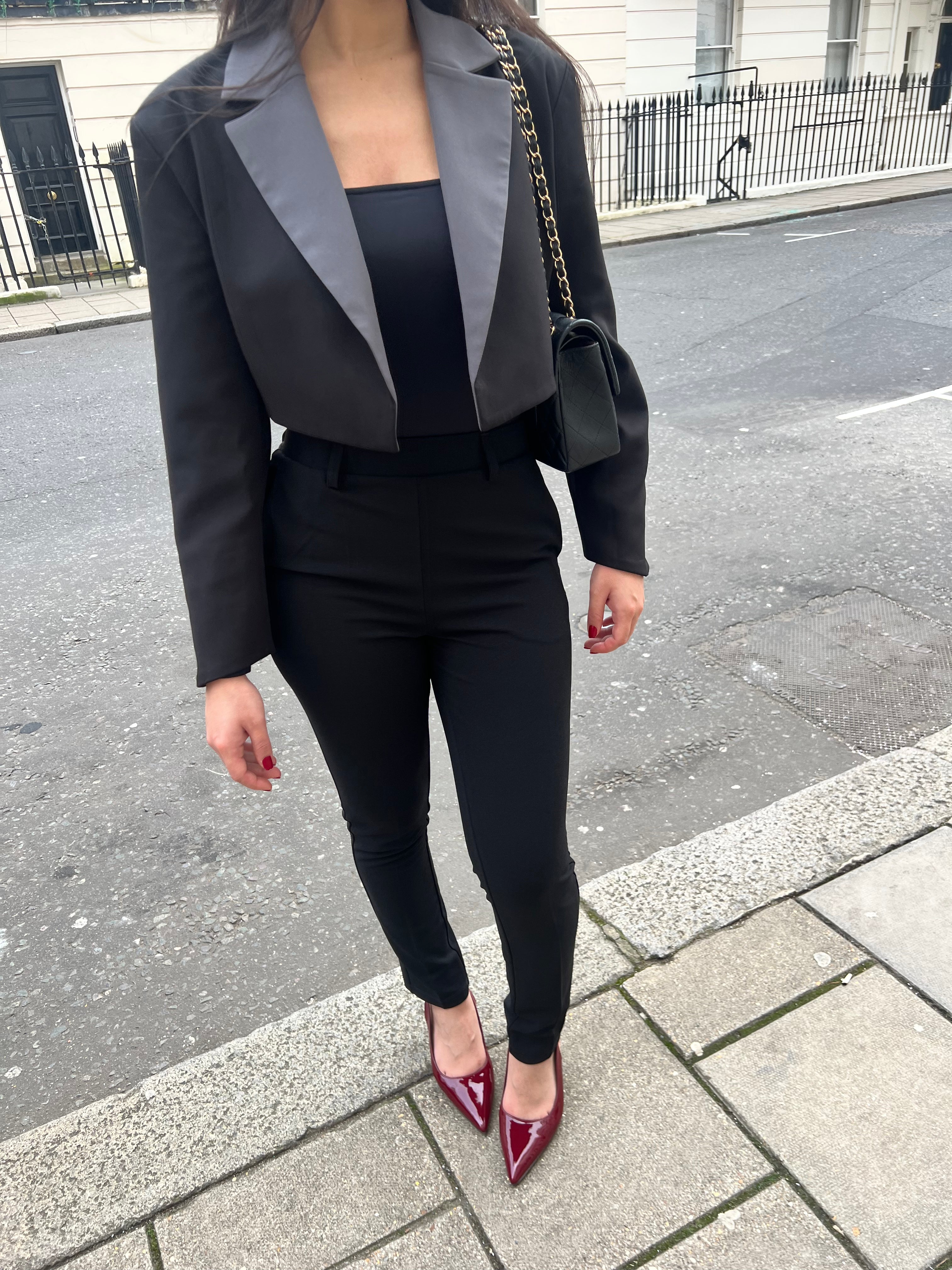 The Signature Cropped Blazer