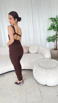 The Elève Slim Trousers in Espresso