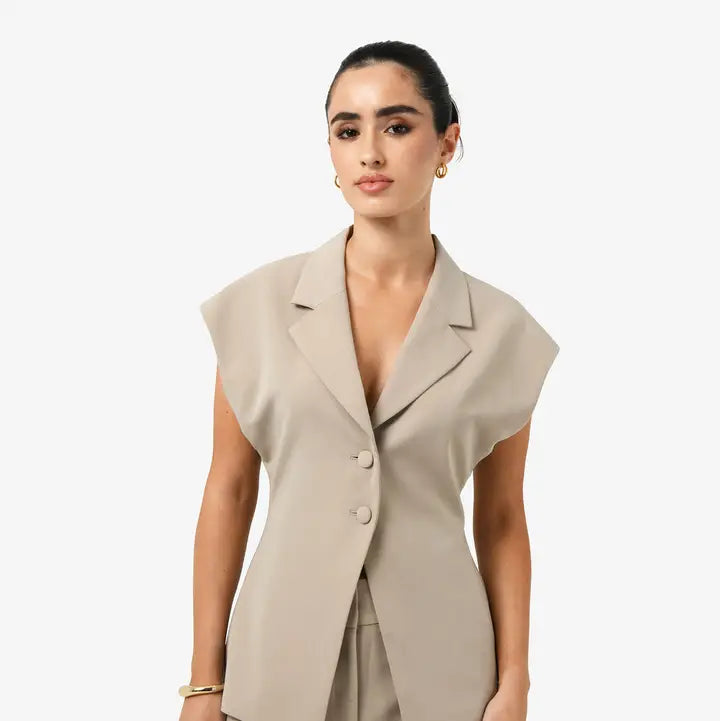 The Timeless Short Sleeve Blazer.