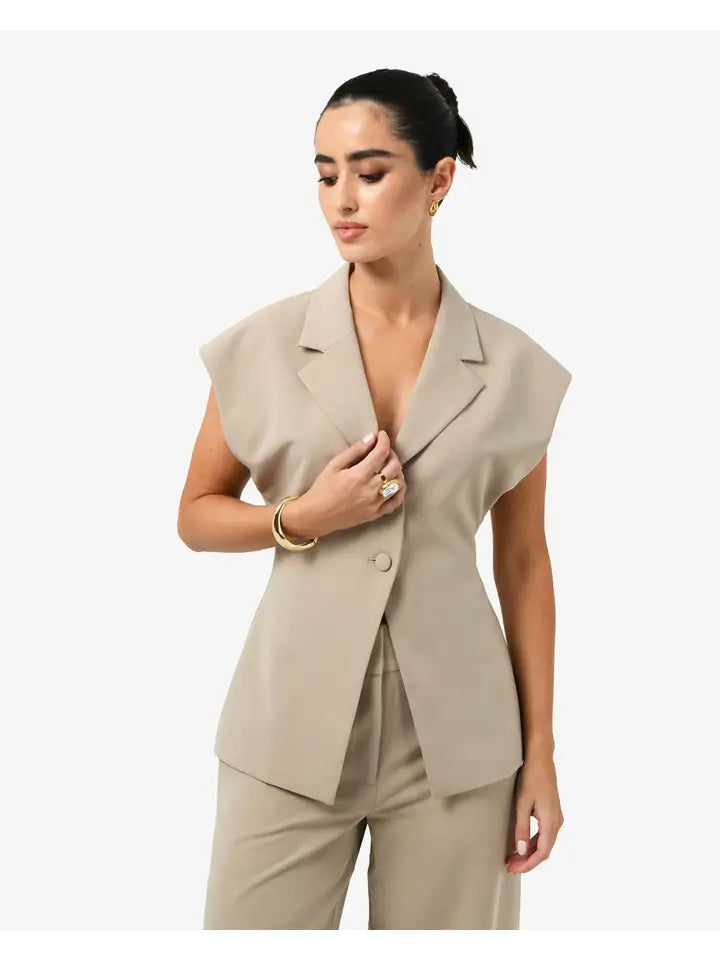 The Timeless Short Sleeve Blazer.